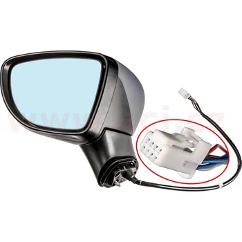 Auto zrcátko Vnější zpětné zrcátko VAN WEZEL 3336817