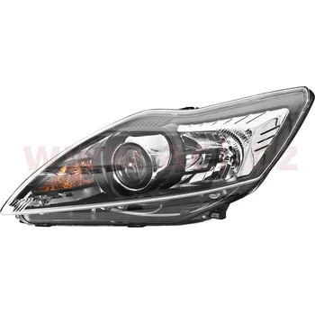 Přední světlomet přední světlo H7+H1 s čočkou (aut. ovládané) černé L