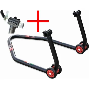 Nosič kol Zadní stojan LV8 Diavol včetně adaptéru na rolny Black Ocelový