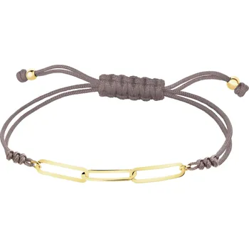 Náramek Náramek se zlatými prvky - paper clip - AP543-3786