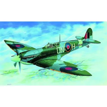 letadlo a vrtulník Směr Model Supermarine Spitfire H.F.MK.VI 12,9x17,2cm v krabici 25x14,5x4,5cm