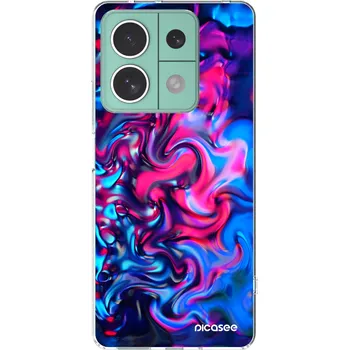 Pouzdro na mobilní telefon Picasee silikonový průhledný obal pro Xiaomi Redmi Note 13 5G - Redlight