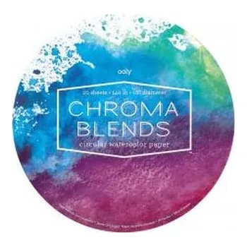 Blok do malowania akwarelami okrągły Chroma Blends