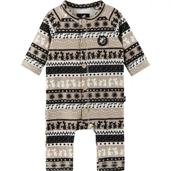 Dětský overall Reima Moomin Mysig - Black 74-80