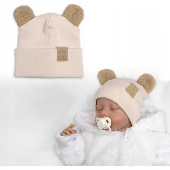 Čepice Baby Nellys čepice a čelenka pro miminko, velikost 68