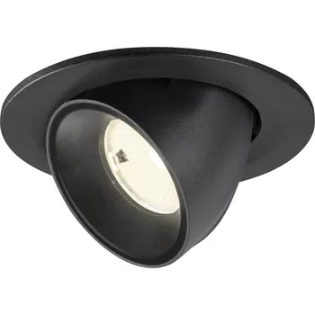 BIG WHITE (SLV) NUMINOS GIMBLE S Stropní vestavné svítidlo, 4000 K, 55°, IP20, kulaté, černé 1009421