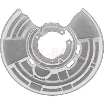 Brzdový kotouč Ochranný plech proti rozstřikování, brzdový kotouč VAN WEZEL 0633374
