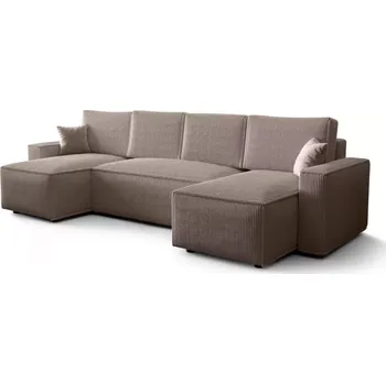 Sedací souprava Rozkládací rohová sedačka ADRIANA U 303x140 béžová