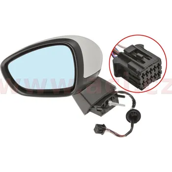 Auto zrcátko Vnější zpětné zrcátko VAN WEZEL 0954807