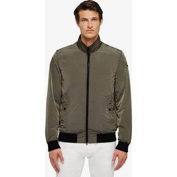 Khaki pánská bunda Geox Deiven GEOX černá | bílá | kaki 2805809