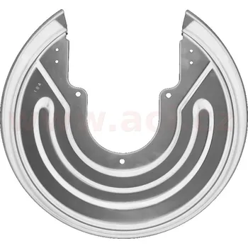 Brzdový kotouč Ochranný plech proti rozstřikování, brzdový kotouč VAN WEZEL 5874374