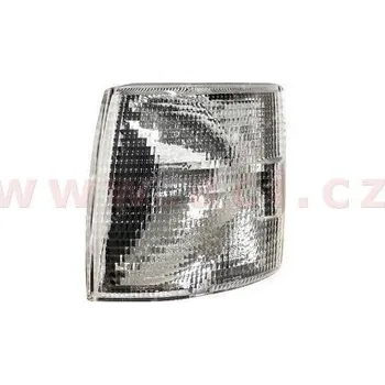 Osvětlení automobilu přední blikač bílý s černým rámečkem komplet L