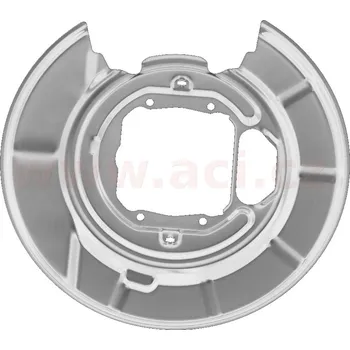 Brzdový kotouč Ochranný plech proti rozstřikování, brzdový kotouč VAN WEZEL 0639378