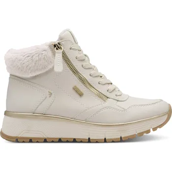 Dámská zimní obuv Jana Nepromokavá dámská zimní kotníková obuv na klínku JANA-TEX 8-26268-45 411 bílá #Velikost: 38