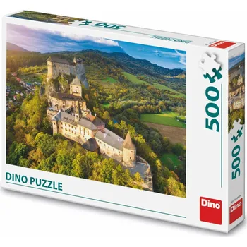 Hračka Dino Puzzle Oravský hrad, Slovensko 47x33cm 500dílků v krabici 33,5x23x3,5cm