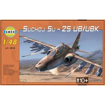 letadlo a vrtulník Směr Model Suchoj SU-25 UB/UBK v krabici 35x22x5cm