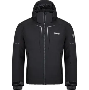Sportovní oblečení Kilpi Turnau-M černá SM0108KIBLK pánská nepromokavá zimní lyžařská bunda 20000 - XS