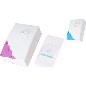 Domovní zvonek Bezdrátový zvonek do zásuvky var.2, Růžová