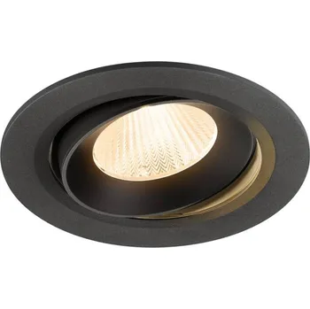 BIG WHITE (SLV) NUMINOS MOVE L Stropní vestavné svítidlo, 2700 K, 40°, IP20, kulaté, černé 1009813