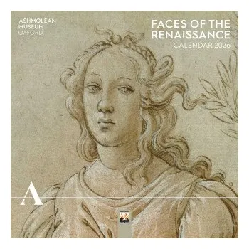 Kalendář Ashmolean Museum: Faces of the Renaissance Mini Wall Calendar 2026 (Art Calendar) (Kalendář)