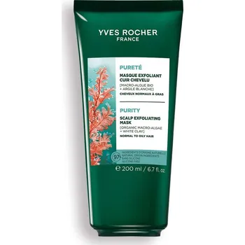Přípravek na čištění pleti a oči Detoxikační maska a peeling 2 v 1 Soin Végétal Capillaire 200 ml od Yves Rocher