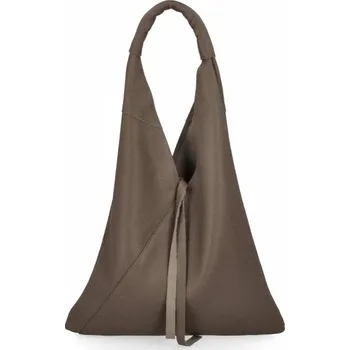 Kabelka Italská kožená taška Shopper Bag s malou kosmetickou taštičkou 5820S Ziemista