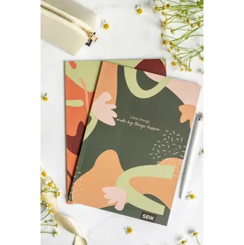 Zápisník Linkovaný a čtverečkovaný zápisník – Little things & Big things (2ks)