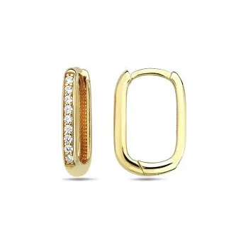 Hodinky Zlaté náušnice kruhy EZ0812xj71 50168