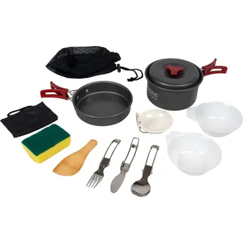 Outdoor vaření Sada nádobí Acra C20 camping set alluminium pro 1-2 osoby 0.55000 Kg ELEKTRO Sklad1 63602797 (0.55000 Kg ELEKTRO Sklad1 63602797)