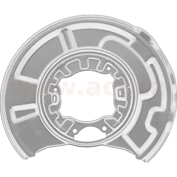 Autodíl Ochranný plech proti rozstřikování, brzdový kotouč VAN WEZEL 3041373