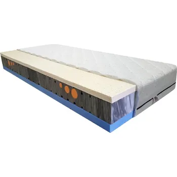 Matrace Bazyl.cz Matrace DELMAR LATEX Q-GEL 7 zón 25cm - 80x200cm