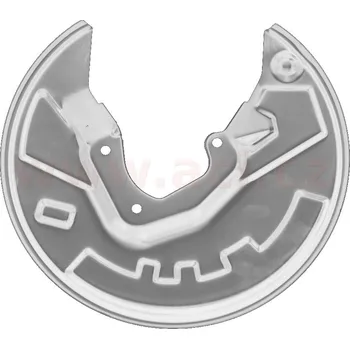 Autodíl Ochranný plech proti rozstřikování, brzdový kotouč VAN WEZEL 0965374