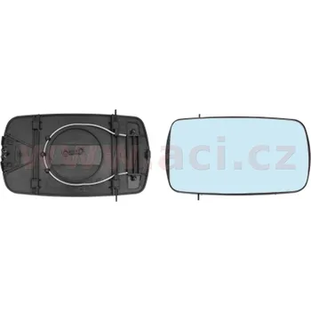 Autosklo Sklo do zrcátka, vnější zrcátko VAN WEZEL 1837832