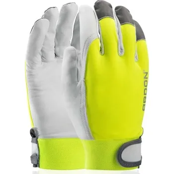 Pracovní rukavice Kombinované rukavice ARDON®HOBBY REFLEX - s prodejní etiketou - hi-vis žlutá - žluté odstíny / 9 / L / žlutá