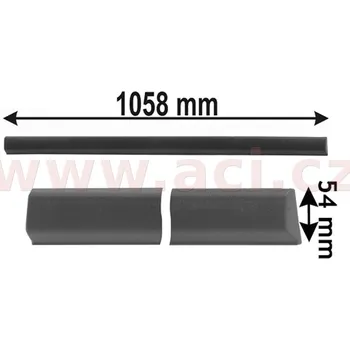 Lišta karosérie Ozdobná / ochranná lišta, dveře VAN WEZEL 5880423
