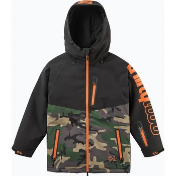 Dětská snowboardová bunda ThirtyTwo Grasser Insulated black/orange