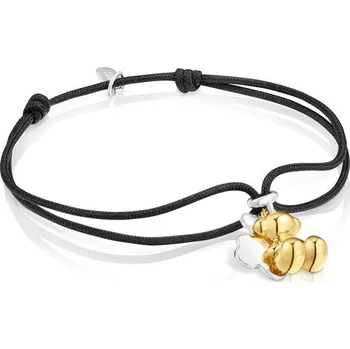 Módní doplněk Tous Černý nylonový náramek s medvídky Bold Bear 1004458200 + 2 měsíce na vrácení zboží