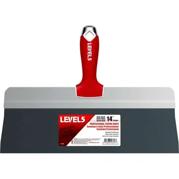 LEVEL5 Špachtle 14" BIG-BACK z modré oceli s Soft-Grip rukojetí