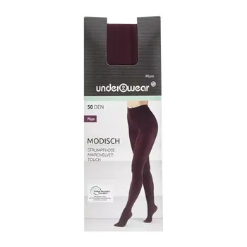 Dámské punčochy under2wear Punčochové kalhoty Micro švestkové 50 DEN M