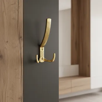 Věšák Gamet Nábytkový věšák BRUNO Maxi / Zlatý lesklý