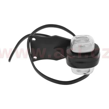 Přídavný světlomet obrysové světlo červeno-bílé LED s držákem 12/24V TRUCK L