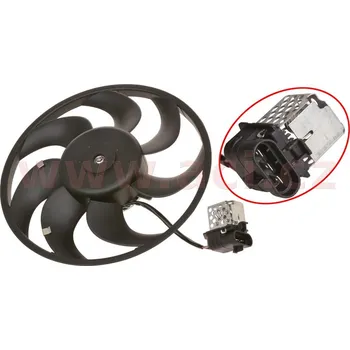 Motor automobilu Větrák, chlazení motoru VAN WEZEL 3745746