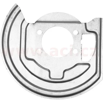 Brzdový kotouč Ochranný plech proti rozstřikování, brzdový kotouč VAN WEZEL 3388371