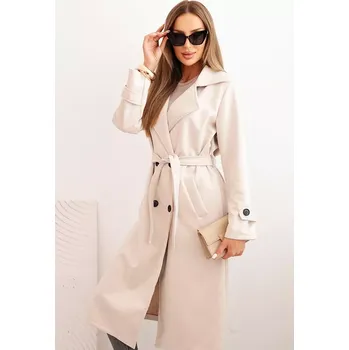 Dámský kabát Kesi Włoski 3382184 krémová uni