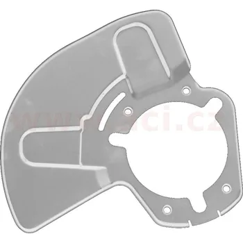 Brzdový kotouč Ochranný plech proti rozstřikování, brzdový kotouč VAN WEZEL 3745374