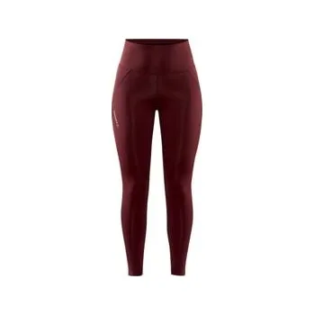 Běžecké oblečení W Kalhoty CRAFT ADV Essence High Waist červená M