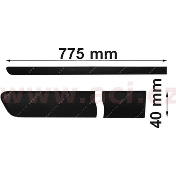 Lišta karosérie Ozdobná / ochranná lišta, dveře VAN WEZEL 3781406