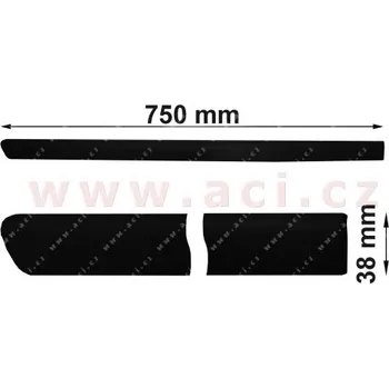 Karosérie Ozdobná / ochranná lišta, dveře VAN WEZEL 5836426