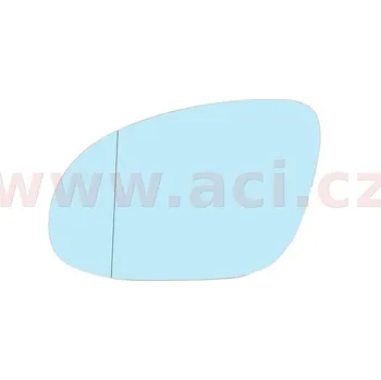 sklo zp. zrc. s plast. držákem vyhř. asf. (Superb 06-,Sharan 03-, Alhambra 03-, Passat 03-) (ŠKODA, VW) L
