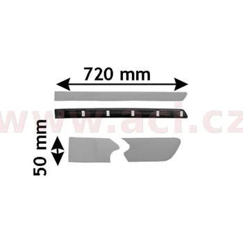 Lišta karosérie boční lišta zadních dveří pro lak(4/5dv.) (ne Kombi) L